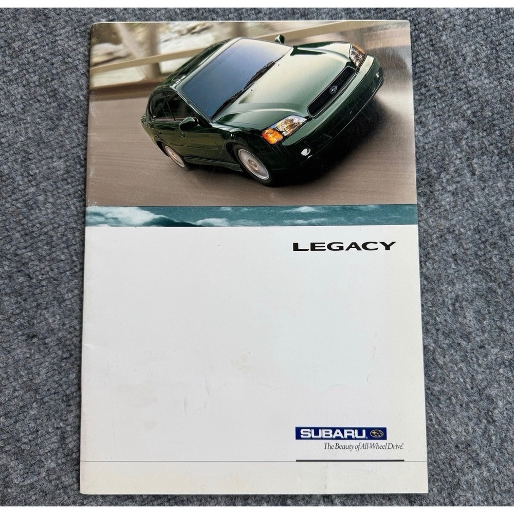 2002 Subaru‎ Legacy Sales Brochure Sedan Wagon 2.5 GT L Original Dealer Catalog